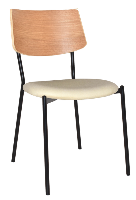 Chair Texas Black - Natural - Unupholstered