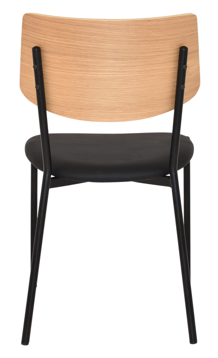 Chair Texas Black - Natural - Vinyl Black