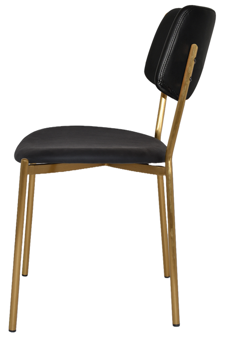 Chair Texas Brass - Vinyl Black (Back & Seat)