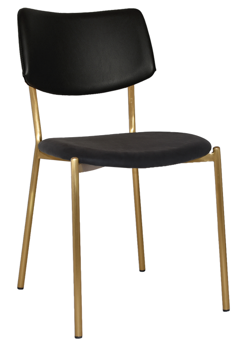 Chair Texas Brass - Vinyl Black (Back & Seat)