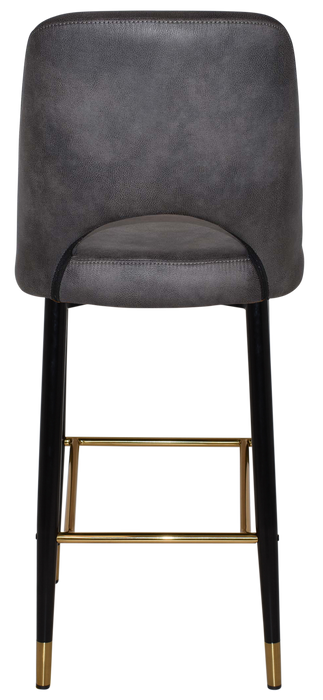 Stool Albury Side 750 Metal Black Brass