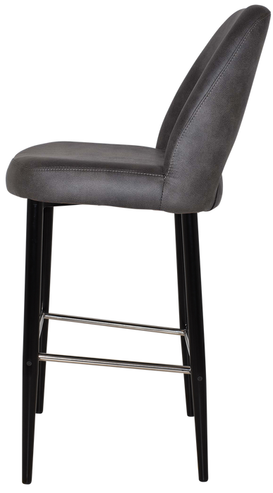 Stool Albury Side 750 Metal Black