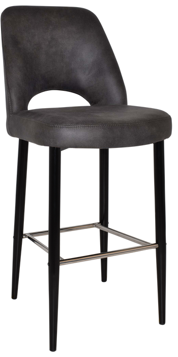 Stool Albury Side 750 Metal Black