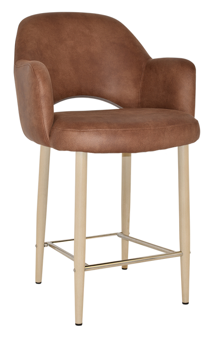 Stool Albury Arm 650 Metal Birch - Eastwood