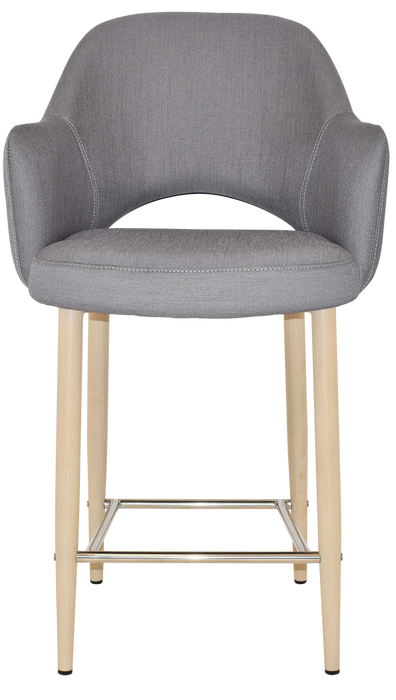 Stool Albury Arm 650 Metal Birch - Gravity