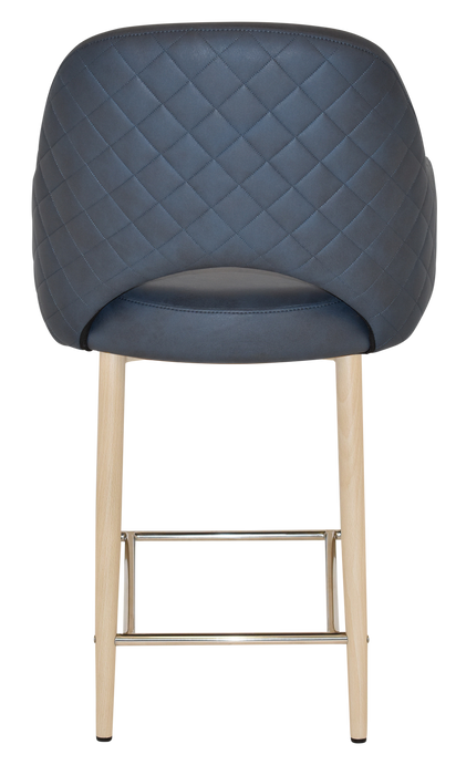 Stool Albury Arm 650 Metal Birch - Pelle/Benito