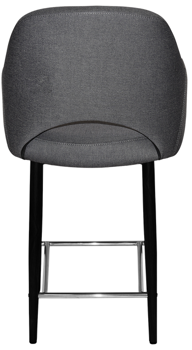 Stool Albury Arm 650 Metal Black - Gravity