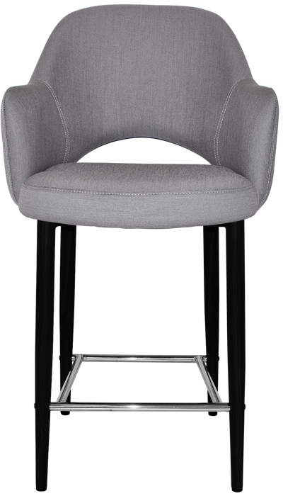 Stool Albury Arm 650 Metal Black - Gravity