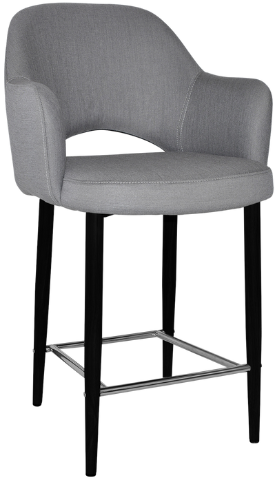 Stool Albury Arm 650 Metal Black - Gravity