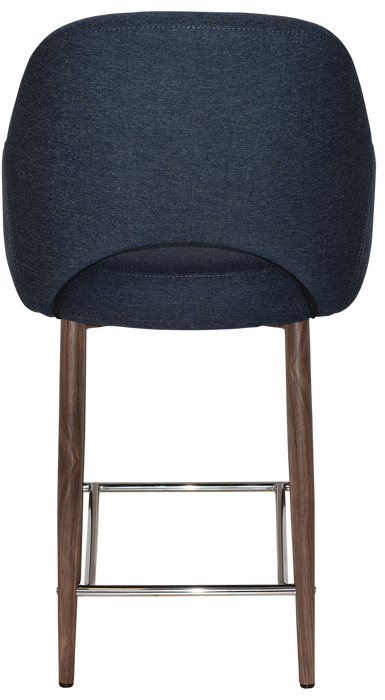 Stool Albury Arm 650 Metal Light Walnut - Gravity