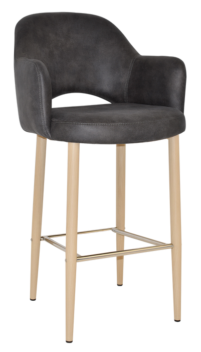 Stool Albury Arm 750 Metal Birch - Eastwood