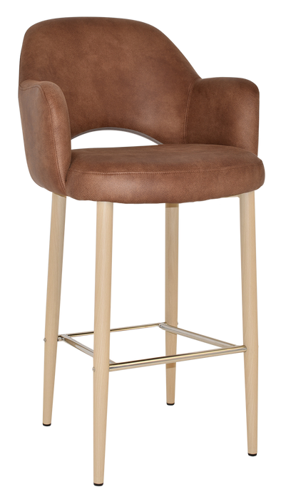 Stool Albury Arm 750 Metal Birch - Eastwood