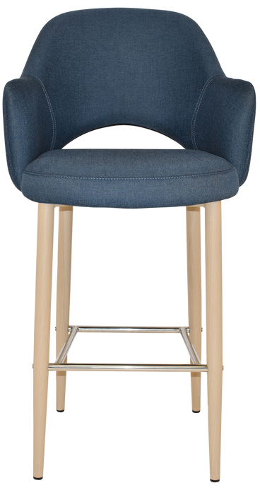 Stool Albury Arm 750 Metal Birch - Gravity