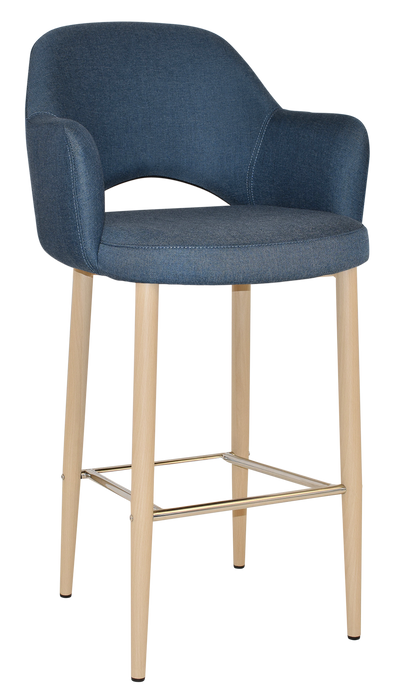 Stool Albury Arm 750 Metal Birch - Gravity