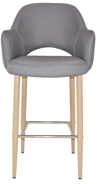 Stool Albury Arm 750 Metal Birch - Gravity