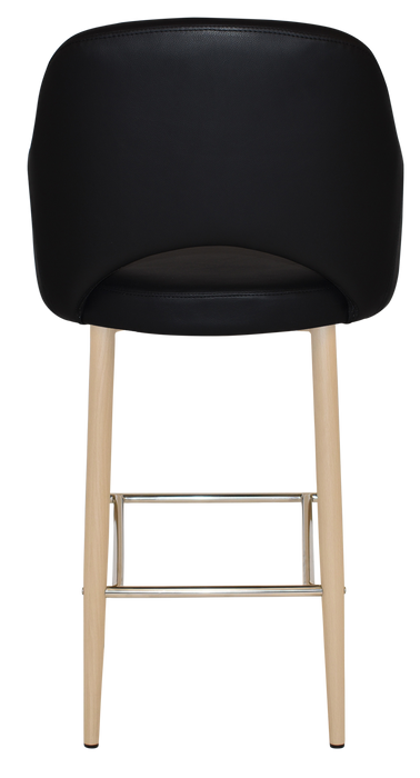 Stool Albury Arm 750 Metal Birch - Vinyl