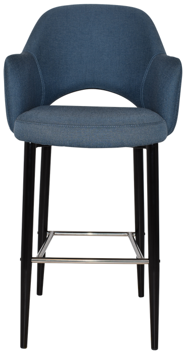 Stool Albury Arm 750 Metal Black - Gravity