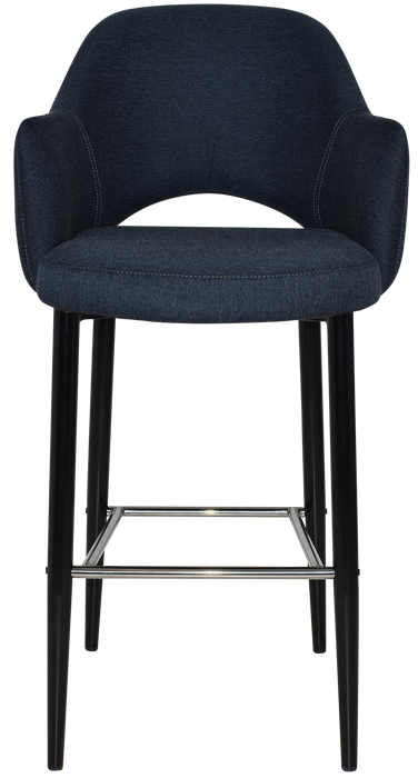 Stool Albury Arm 750 Metal Black - Gravity