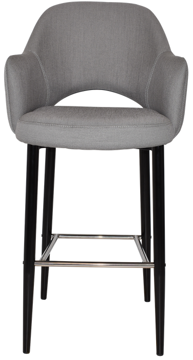 Stool Albury Arm 750 Metal Black - Gravity