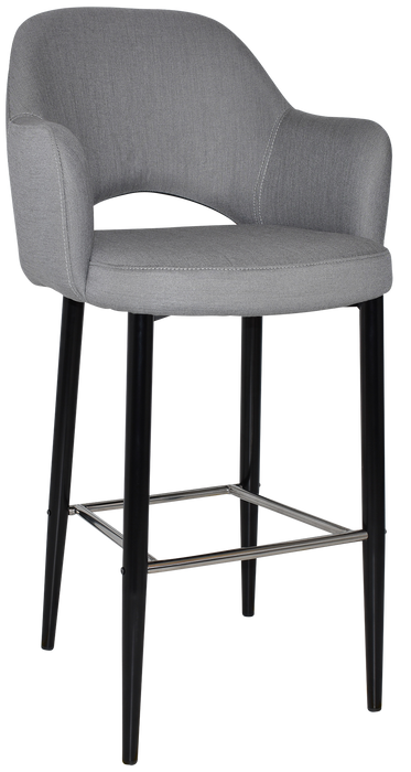 Stool Albury Arm 750 Metal Black - Gravity