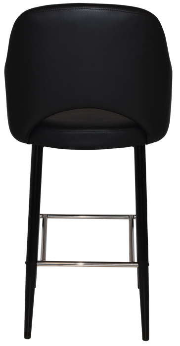 Stool Albury Arm 750 Metal Black - Vinyl