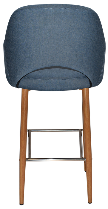 Stool Albury Arm 750 Metal Light Oak - Gravity