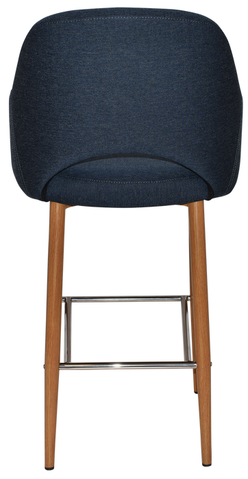 Stool Albury Arm 750 Metal Light Oak - Gravity