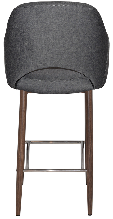 Stool Albury Arm 750 Metal Light Walnut - Gravity