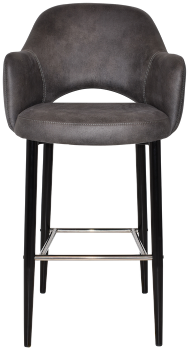 Stool Albury Arm 750 Metal Black