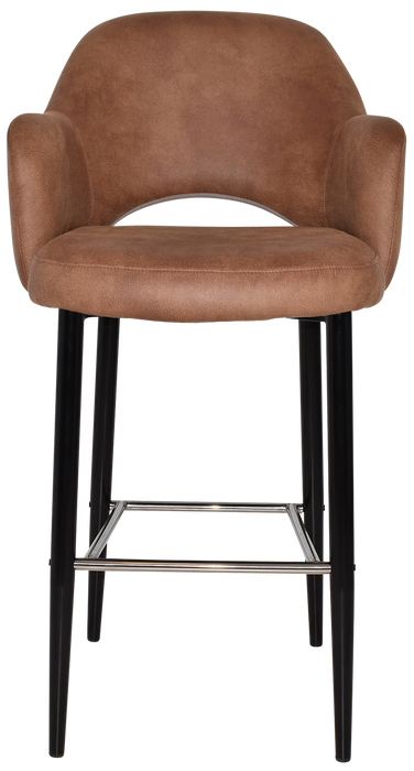 Stool Albury Arm 750 Metal Black - Eastwood