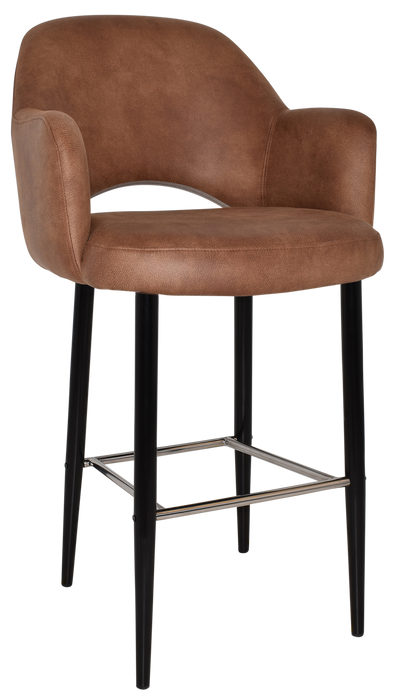 Stool Albury Arm 750 Metal Black