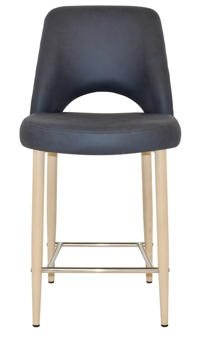 Stool Albury Side 650 Metal Birch - Pelle/Benito