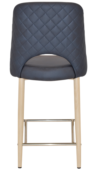 Stool Albury Side 650 Metal Birch - Pelle/Benito