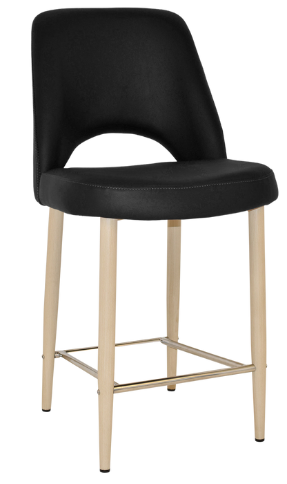 Stool Albury Side 650 Metal Birch - Vinyl