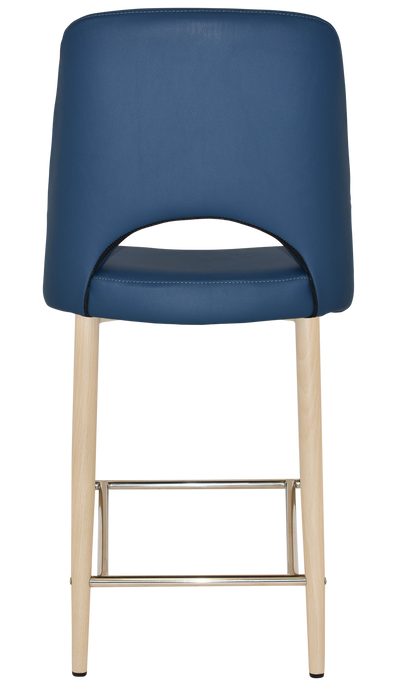 Stool Albury Side 650 Metal Birch - Vinyl