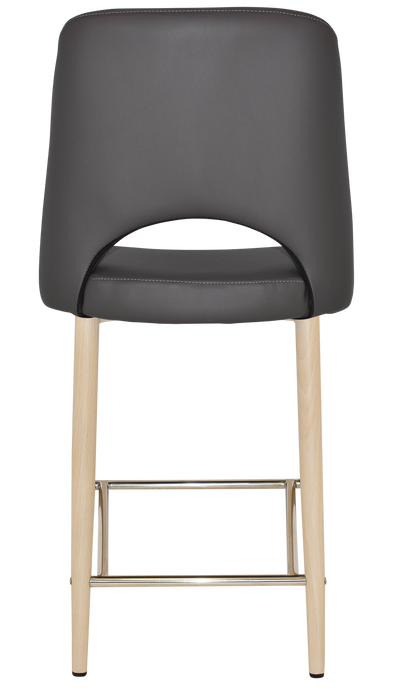 Stool Albury Side 650 Metal Birch - Vinyl