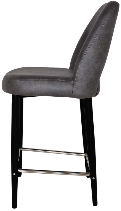 Stool Albury Side 650 Metal Black - Eastwood