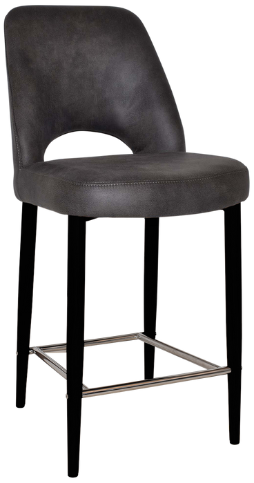 Stool Albury Side 650 Metal Black - Eastwood