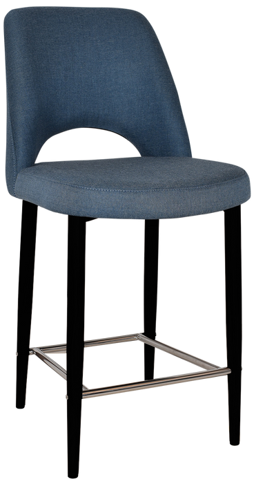 Stool Albury Side 650 Metal Black - Gravity