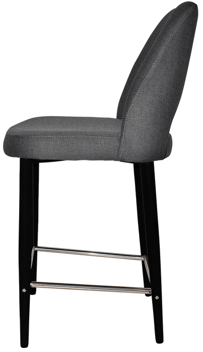 Stool Albury Side 650 Metal Black - Gravity