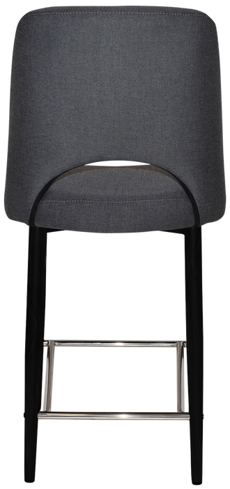 Stool Albury Side 650 Metal Black - Gravity