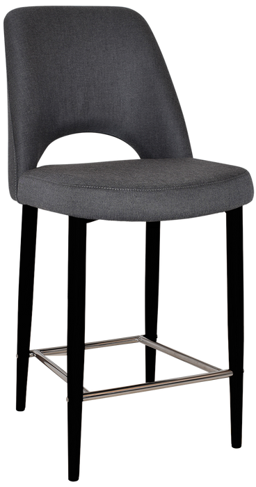 Stool Albury Side 650 Metal Black - Gravity