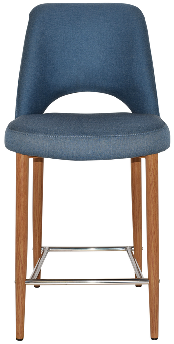 Stool Albury Side 650 Metal Light Oak - Gravity