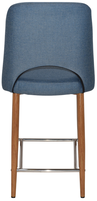 Stool Albury Side 650 Metal Light Oak - Gravity