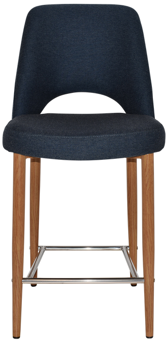 Stool Albury Side 650 Metal Light Oak - Gravity