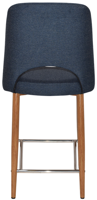 Stool Albury Side 650 Metal Light Oak - Gravity