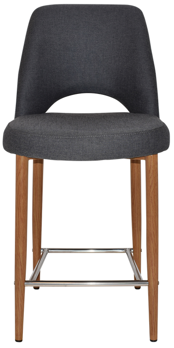 Stool Albury Side 650 Metal Light Oak - Gravity