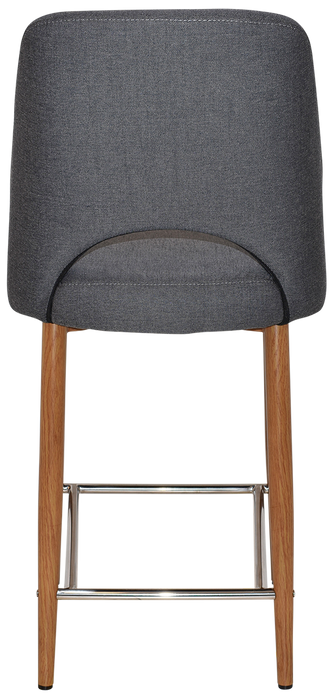 Stool Albury Side 650 Metal Light Oak - Gravity