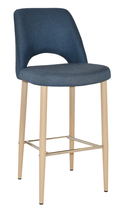 Stool Albury Side 750 Metal Birch - Gravity