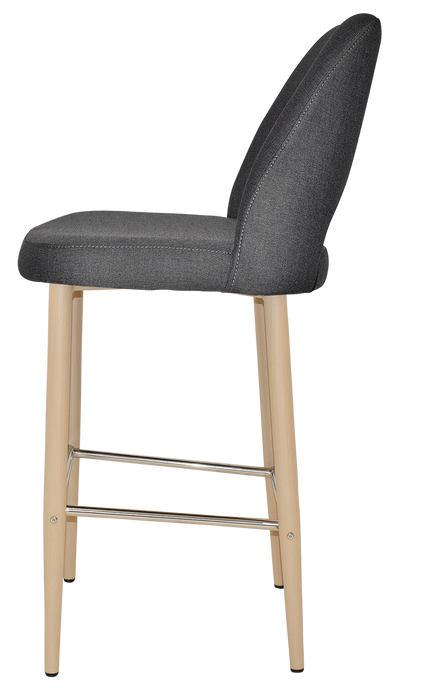 Stool Albury Side 750 Metal Birch - Gravity